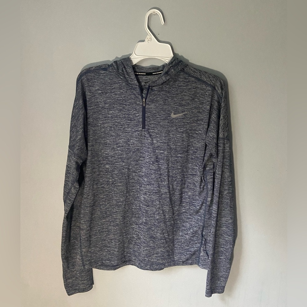 Nike long sleeve quarter zip with hood